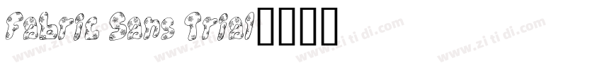 Fabric Sans Trial字体转换